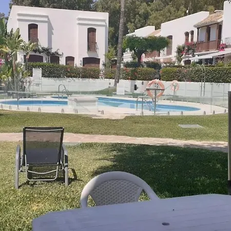 - Playa - 2 Con Jardin Y Acceso Directo A La Piscina Is15 에스테포나